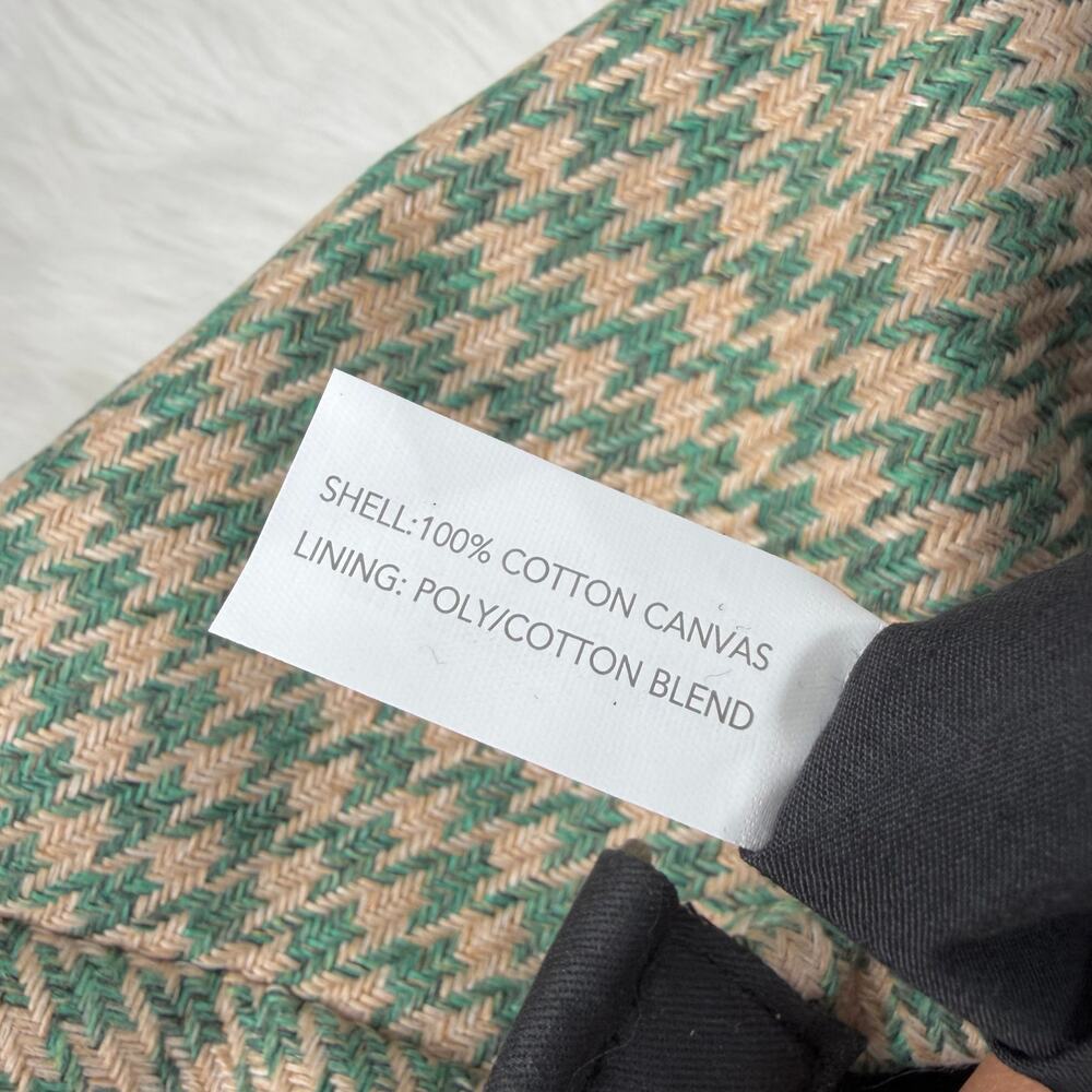 New Lulu Dharma Frasier Green Houndstooth Large Weekender Bag - Picture 7 of 12